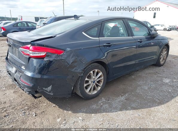 3FA6P0HD8LR248018 2020 FORD FUSION Dark Blue Trasero derecho