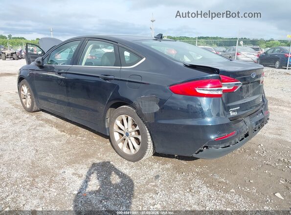 3FA6P0HD8LR248018 2020 FORD FUSION Dark Blue Trasero izquierdo