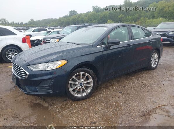 3FA6P0HD8LR256765 2020 FORD FUSION Dark Blue Vista tres cuartos delantera izquierda