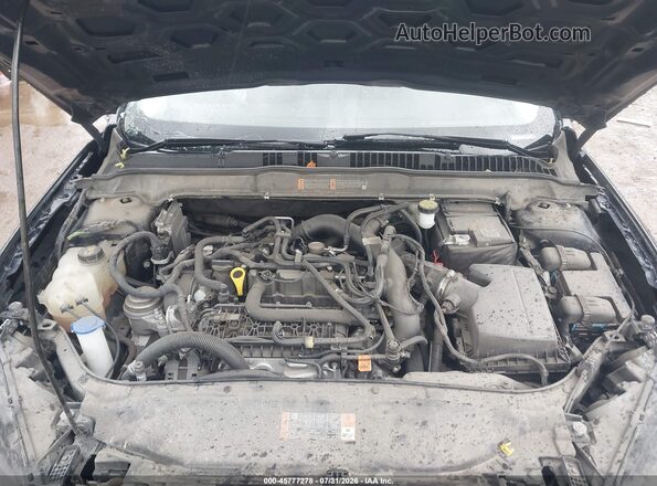 3FA6P0HD8LR256765 2020 FORD FUSION Dark Blue Vista trasera