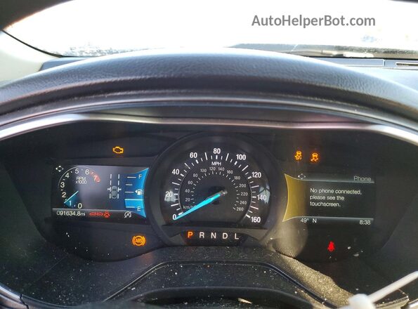 3FA6P0HD8LR263148 2020 FORD FUSION Charcoal ხელსაწყოთა პანელის ხედი