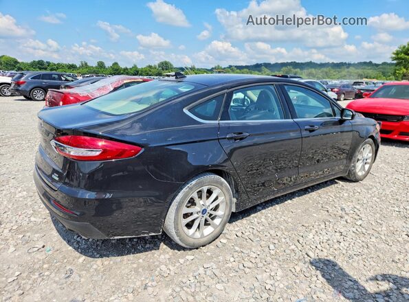 3FA6P0HD8LR264719 2020 FORD FUSION Black Trasero derecho