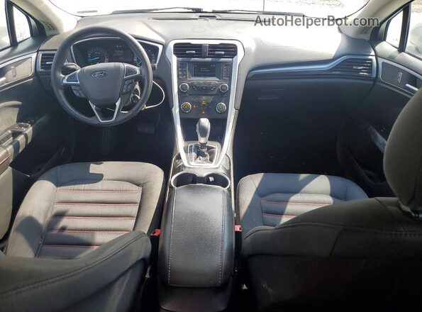 3FA6P0HD9GR124152 2016 FORD FUSION Silver Widok deski rozdzielczej