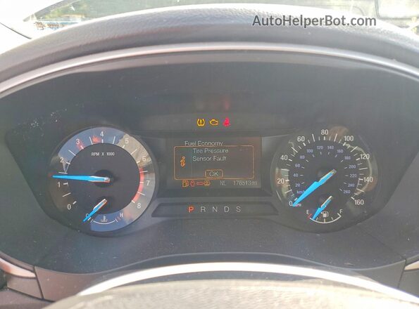3FA6P0HD9GR124152 2016 FORD FUSION Silver Widok zestawu wskaźników