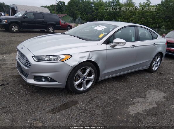 3FA6P0HD9GR134809 2016 FORD FUSION Серебряный Передняя левая четверть