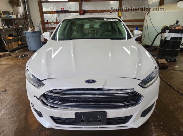 3FA6P0HD9GR295581 2016 FORD FUSION Белый Вид спереди
