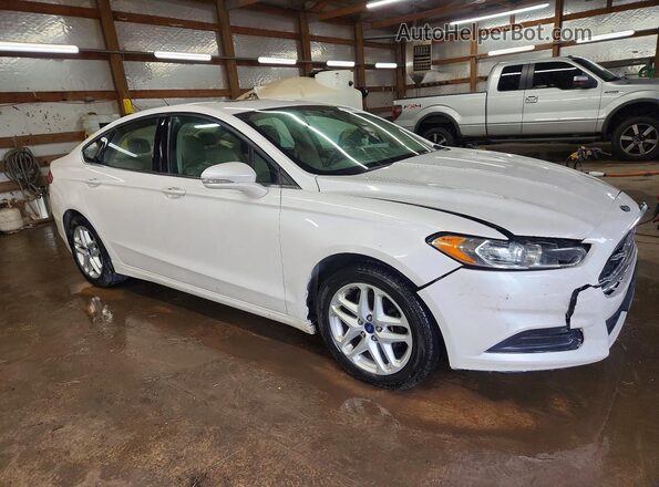 3FA6P0HD9GR295581 2016 FORD FUSION Белый Передняя правая четверть