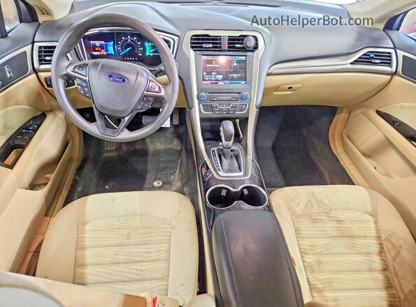 3FA6P0HD9GR295581 2016 FORD FUSION Белый Вид панели приборов