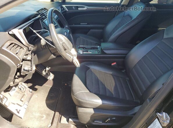 3FA6P0HD9HR187656 2017 FORD FUSION Black Vista interior delantera