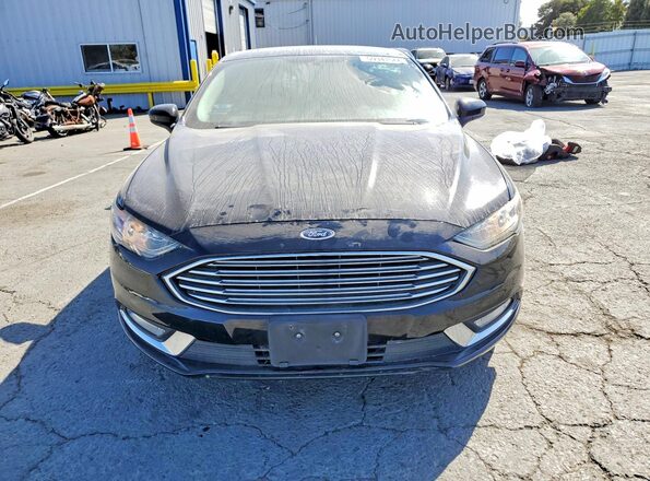 3FA6P0HD9HR187656 2017 FORD FUSION Black Vista frontal
