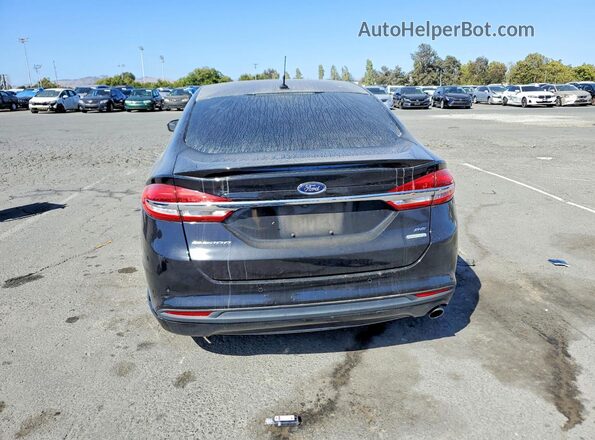 3FA6P0HD9HR187656 2017 FORD FUSION Black Vista trasera