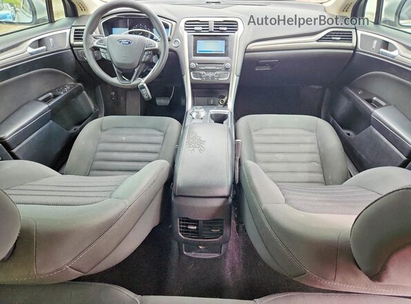 3FA6P0HD9HR250108 2017 FORD FUSION Silver Առջևի վահանակի տեսք