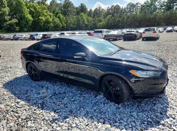 3FA6P0HD9HR290883 2017 FORD FUSION Black Передня права чверть