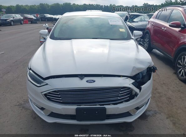 3FA6P0HD9HR349186 2017 FORD FUSION SE White Սարքավորումների վահանակի տեսք