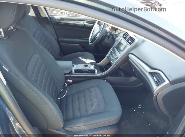 3FA6P0HD9JR195679 2018 FORD FUSION Синий Вид салона спереди