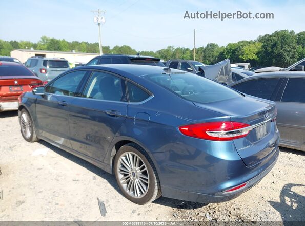 3FA6P0HD9JR195679 2018 FORD FUSION Синий Задняя левая четверть
