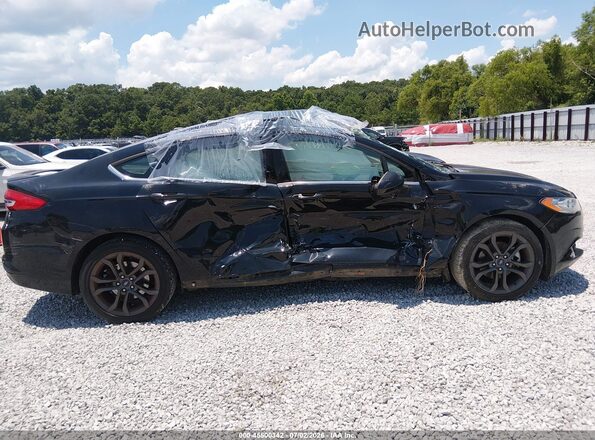 3FA6P0HD9JR200332 2018 FORD FUSION Black Vista interior trasera