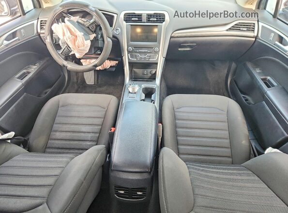 3FA6P0HD9JR218054 2018 FORD FUSION Серый Вид панели приборов