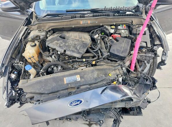 3FA6P0HD9JR218054 2018 FORD FUSION Серый Вид задней части салона