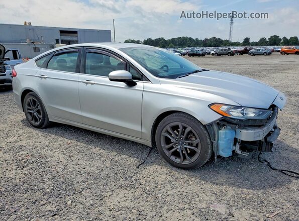 3FA6P0HD9JR229815 2018 FORD FUSION Silver Передня права чверть