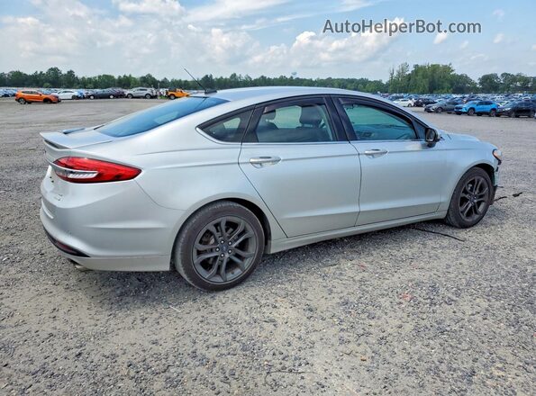3FA6P0HD9JR229815 2018 FORD FUSION Silver Задня права чверть