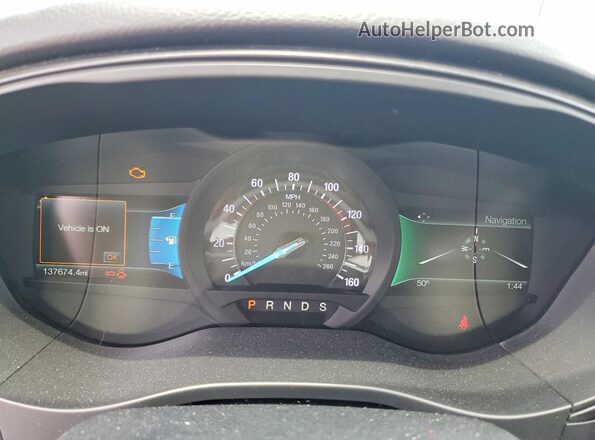 3FA6P0HD9JR229815 2018 FORD FUSION Silver Вид щитка приладів