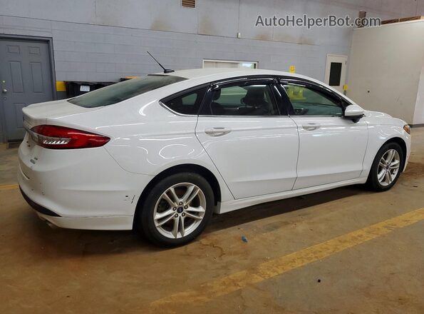 3FA6P0HD9JR237848 2018 FORD FUSION White Tył prawy
