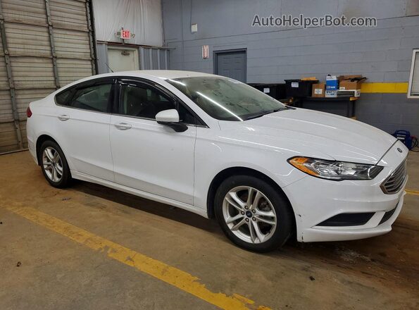 3FA6P0HD9JR237848 2018 FORD FUSION White Przód prawy