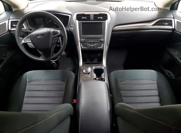 3FA6P0HD9JR237848 2018 FORD FUSION White Widok deski rozdzielczej
