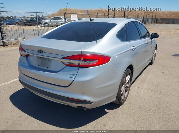 3FA6P0HD9JR241267 2018 FORD FUSION Silver Tył prawy