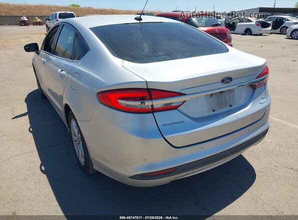 3FA6P0HD9JR241267 2018 FORD FUSION Silver Tył lewy