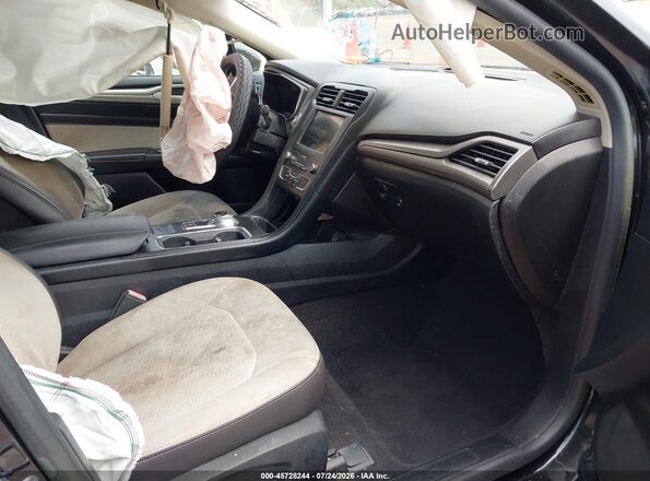 3FA6P0HD9KR229072 2019 FORD FUSION Black Widok wnętrza z przodu