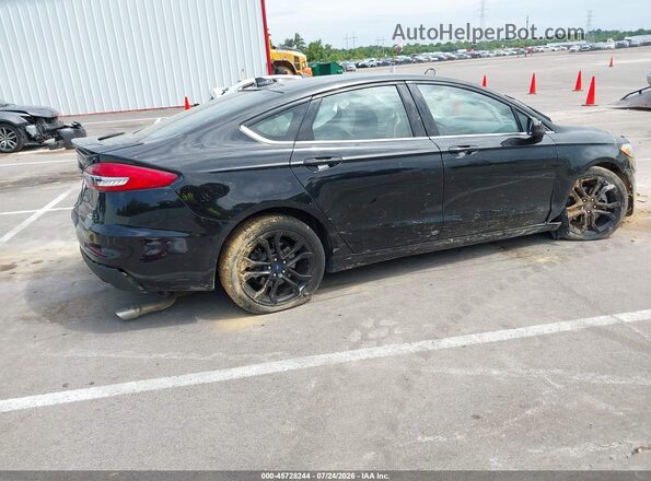 3FA6P0HD9KR229072 2019 FORD FUSION Black Tył prawy