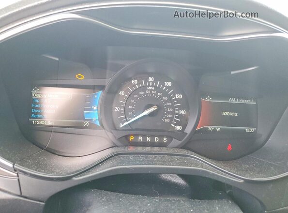 3FA6P0HD9KR266624 2019 FORD FUSION Серебряный Вид щитка приборов