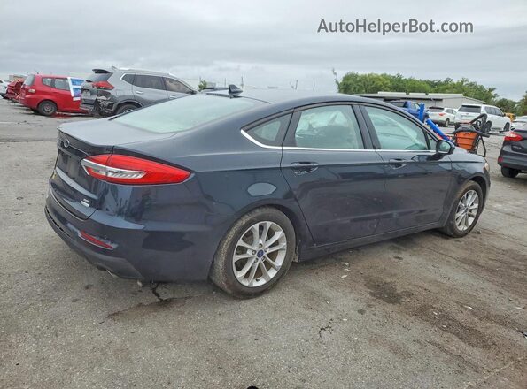 3FA6P0HD9LR104705 2020 FORD FUSION Gray Trasero derecho