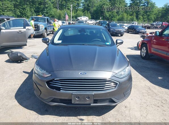 3FA6P0HD9LR128499 2020 FORD FUSION Gray Вид задньої частини салону