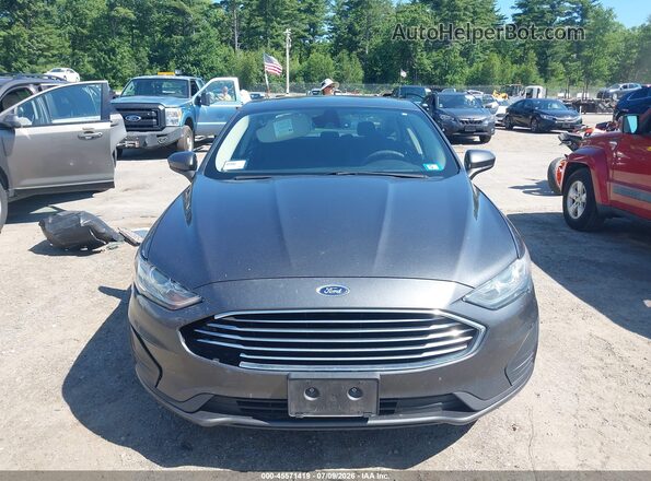 3FA6P0HD9LR128499 2020 FORD FUSION Gray 