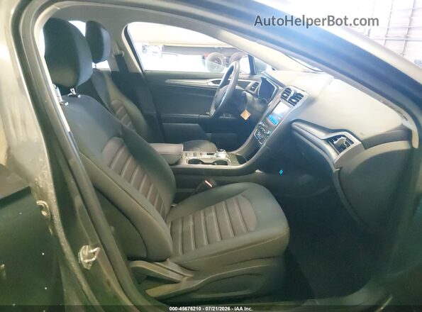 3FA6P0HD9LR129099 2020 FORD FUSION Gray Вид салону спереду