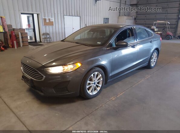 3FA6P0HD9LR129099 2020 FORD FUSION Gray Передня ліва чверть