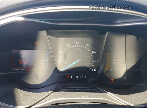 3FA6P0HD9LR160126 2020 FORD FUSION Black Սարքավորումների վահանակի տեսք