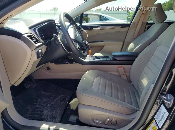 3FA6P0HD9LR160871 2020 FORD FUSION Black Vista interior delantera