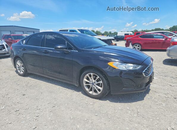 3FA6P0HD9LR191277 2020 FORD FUSION Black Передня права чверть