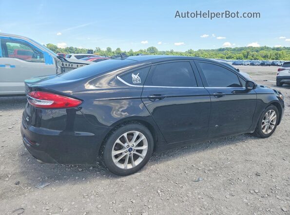 3FA6P0HD9LR191277 2020 FORD FUSION Black Задня права чверть