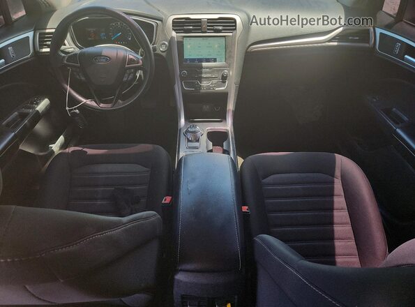 3FA6P0HD9LR191277 2020 FORD FUSION Black Вид панелі приладів