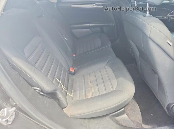 3FA6P0HD9LR191277 2020 FORD FUSION Black Вид задніх сидінь