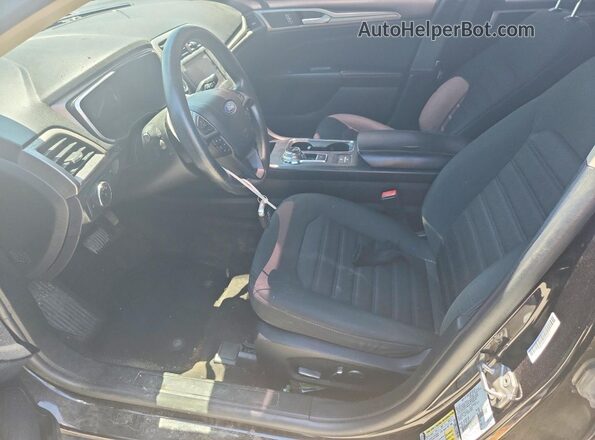 3FA6P0HD9LR191277 2020 FORD FUSION Black Вид салону спереду