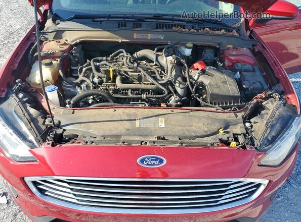 3FA6P0HD9LR230546 2020 FORD FUSION Red უკანა სალონის ხედი