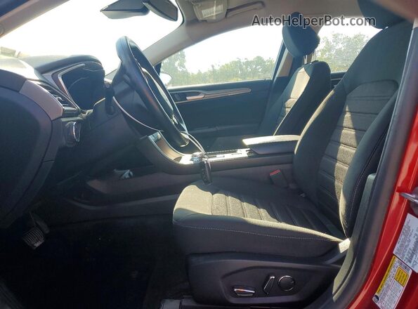 3FA6P0HD9LR230546 2020 FORD FUSION Red წინა სალონის ხედი
