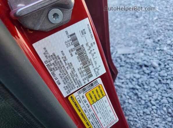3FA6P0HD9LR230546 2020 FORD FUSION Red ძრავის განყოფილების ხედი
