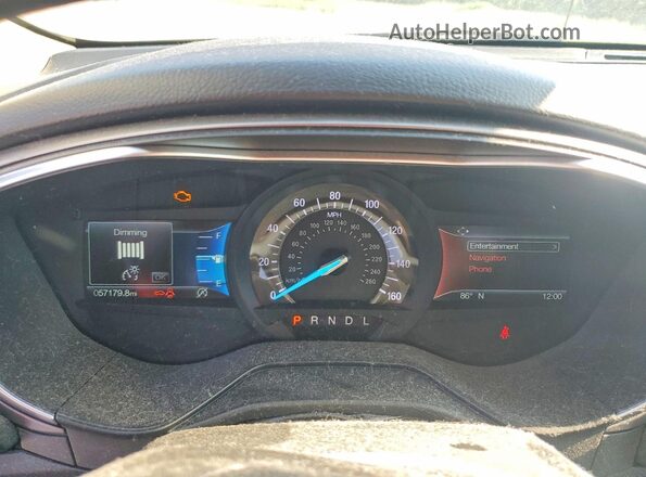 3FA6P0HD9LR230546 2020 FORD FUSION Red ხელსაწყოთა პანელის ხედი